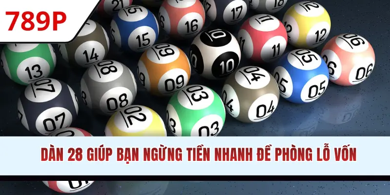 Dàn 28 giúp bạn ngừng tiền nhanh đề phòng lỗ vốn